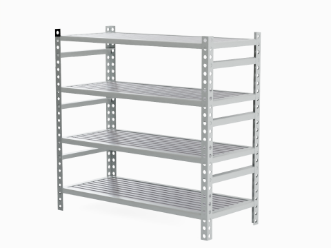 Metal Shelf B 02 3D Model