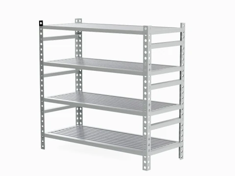 Metal Shelf B 02 3D Model