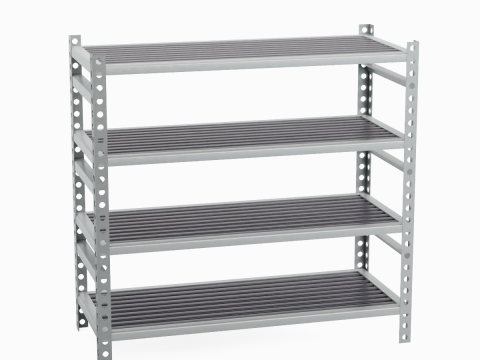 Metal Shelf B 03 Modèle 3D