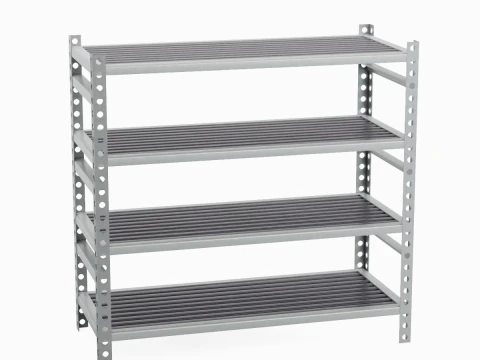 Metal Shelf B 03 3D Model
