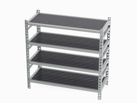 Metal Shelf B 03 Modèle 3D