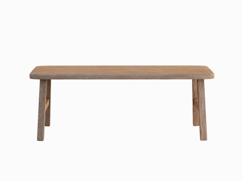 Wooden Bench 01 3D Model