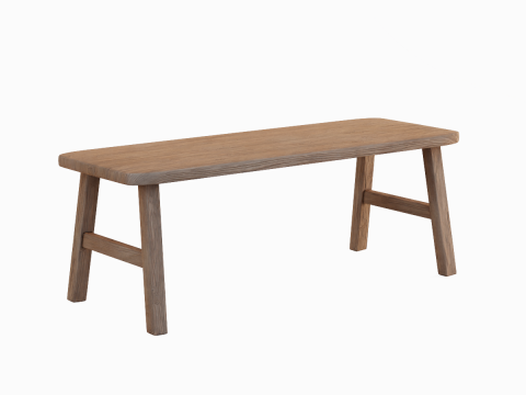 Wooden Bench 01 3D Model
