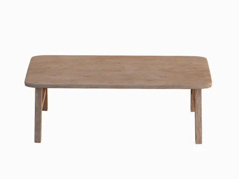 Wooden Bench 01 3D Model