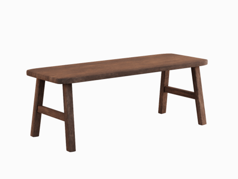 Wooden Bench 02 3D Модель