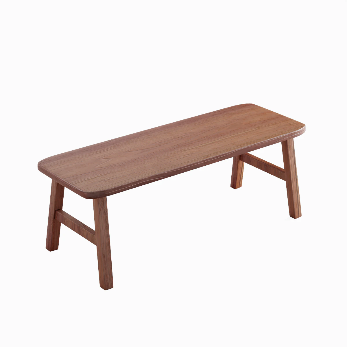 Wooden Bench 03 3D Model .c4d .max .obj .3ds .fbx .stl .blend 