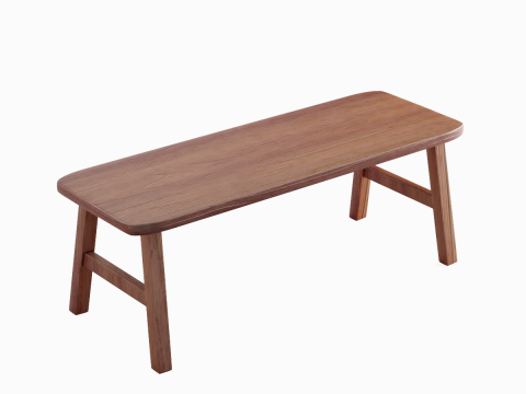 Wooden Bench 03 3D Model