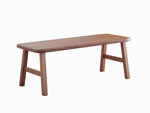 Wooden Bench 03 3D Model