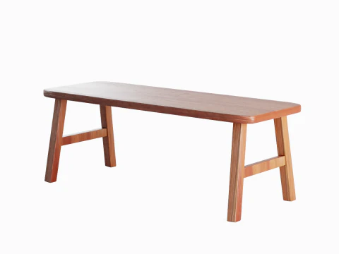 Wooden Bench 03 3D Model