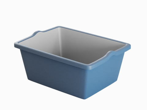 Simple Plastic Wash Basin C 01 3D मॉडल