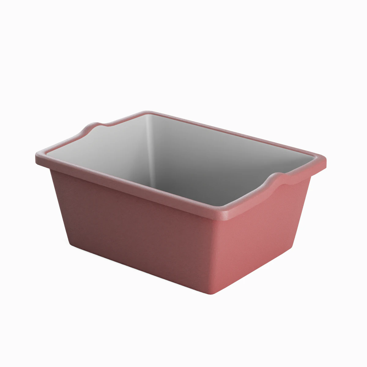Simple Plastic Wash Basin C 02 3D Model .c4d .max .obj .3ds .fbx .stl .blend 