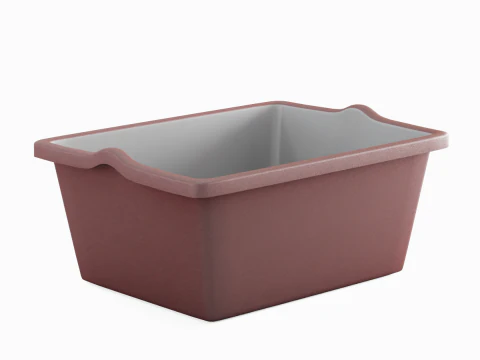 Simple Plastic Wash Basin C 02 3D Model