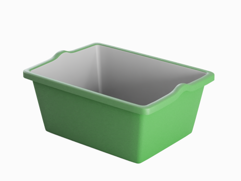 Simple Plastic Wash Basin C 03 3D मॉडल