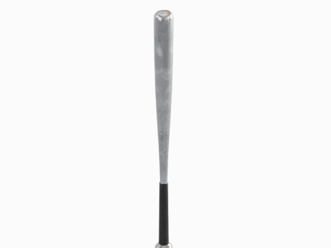 Steel Baseball Bat 01 Modelo 3D