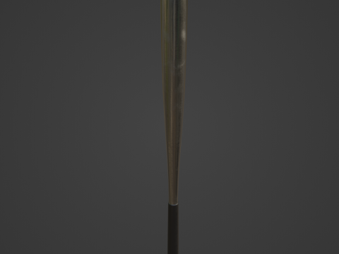 Steel Baseball Bat 01 Modelo 3D