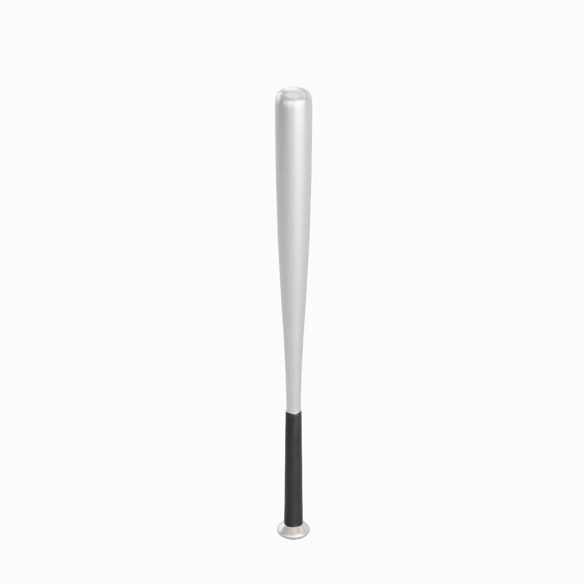 Steel Baseball Bat 02 3D Model .c4d .max .obj .3ds .fbx .stl .blend 