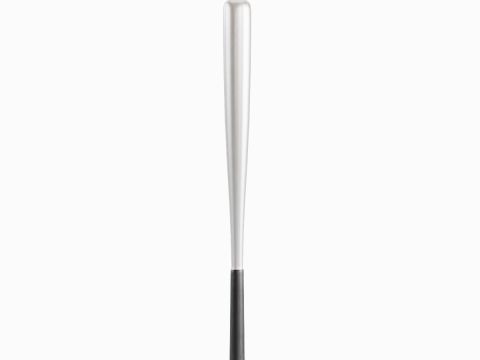 Steel Baseball Bat 02 3D-Modell
