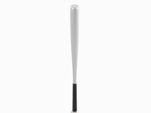 Steel Baseball Bat 02 3D-Modell
