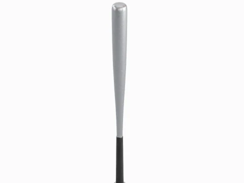 Steel Baseball Bat 03 3D Model