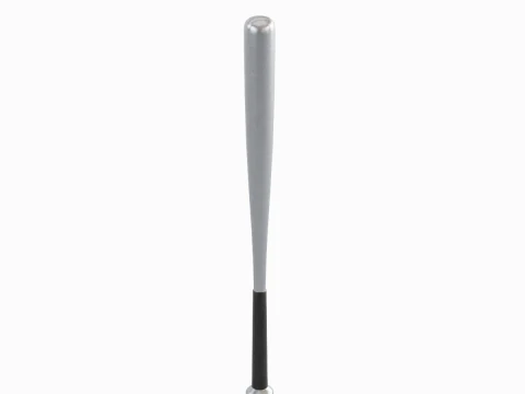 Steel Baseball Bat 03 3D Model