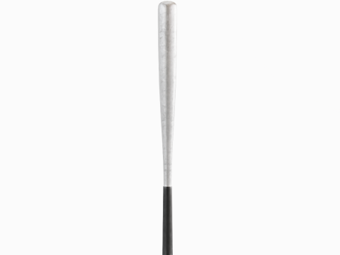 Steel Baseball Bat 04 3D Модель
