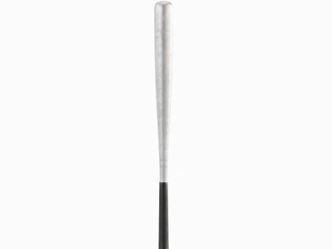 Steel Baseball Bat 04 3D Model