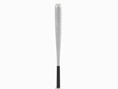 Steel Baseball Bat 04 3D Модель