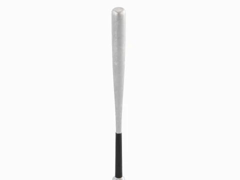 Steel Baseball Bat 04 3D Model