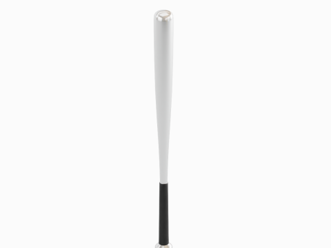 Aluminium Baseball Bat 3Dモデル