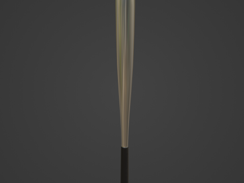 Aluminium Baseball Bat 3Dモデル