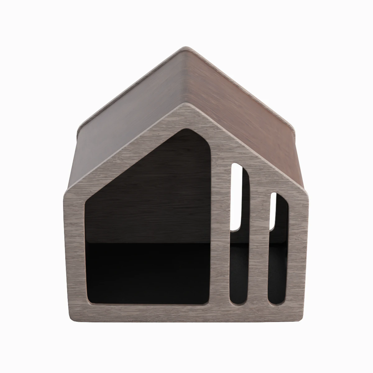 Wooden Doghouse 01 3D Model .c4d .max .obj .3ds .fbx .stl .blend 