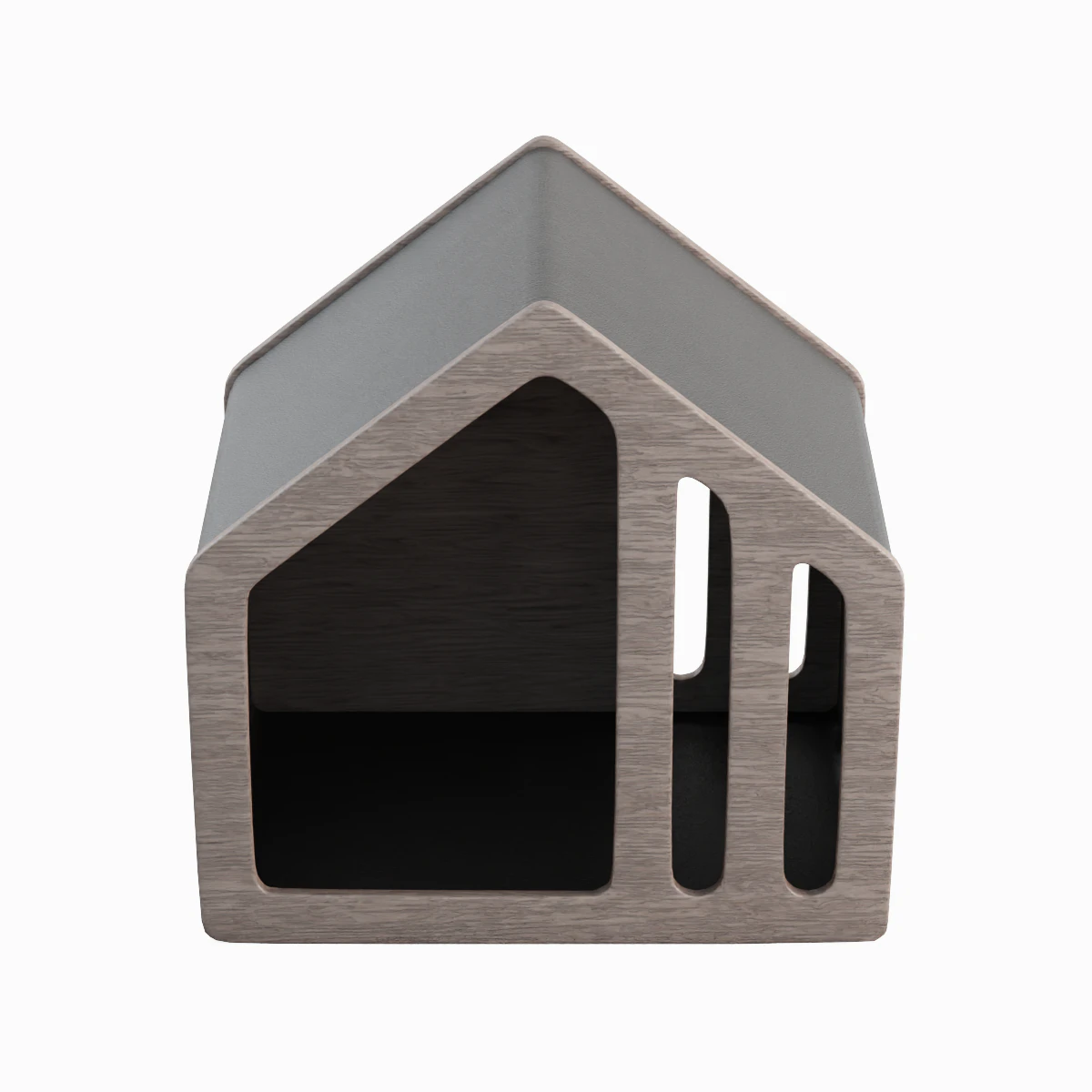 Wooden Doghouse 02 3D Model .c4d .max .obj .3ds .fbx .stl .blend