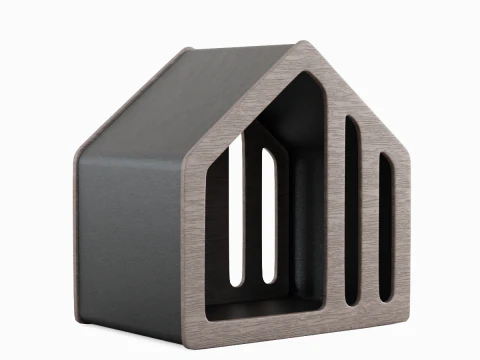Wooden Doghouse 02 3D Model