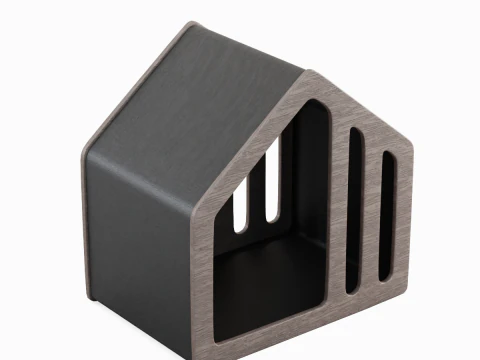 Wooden Doghouse 02 3D Model