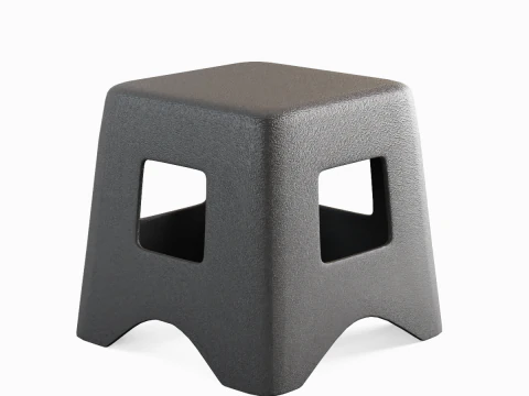 Plastic Stool 01 3D Model