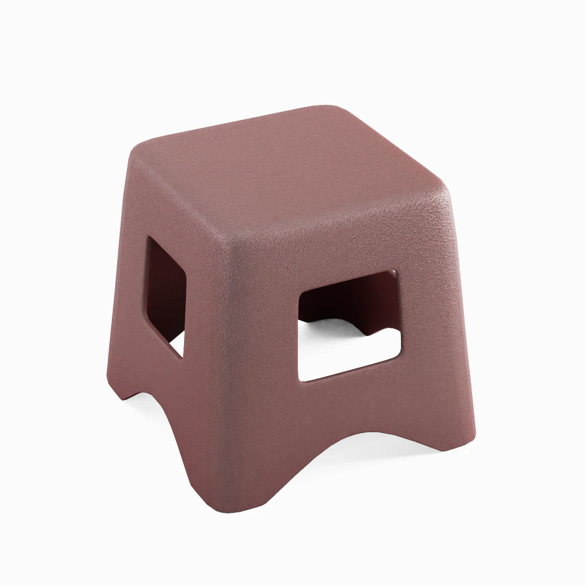 Plastic Stool 02 3D Model .c4d .max .obj .3ds .fbx .stl .blend