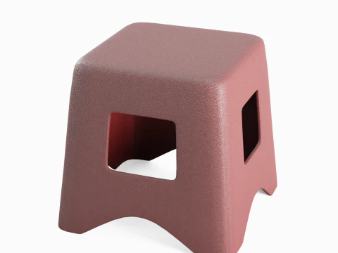 Plastic Stool 02 3D Model