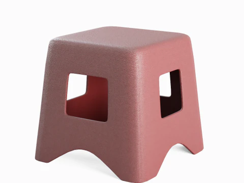 Plastic Stool 02 3D Model