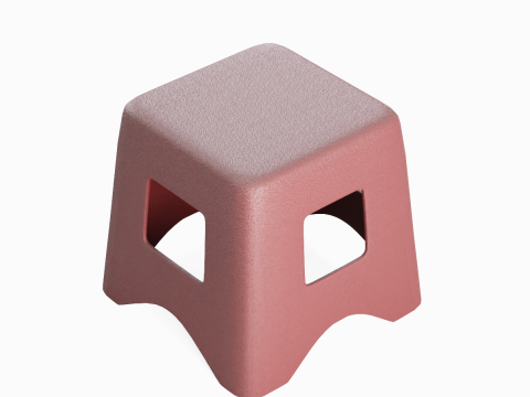 Plastic Stool 02 3D-Modell