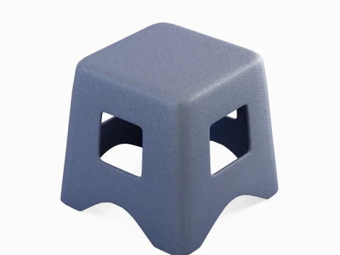 Plastic Stool 03 3D Model