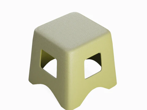 Plastic Stool 05 3D Model