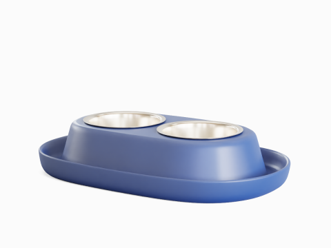 Plastic Pet Bowl 01 3D Модель