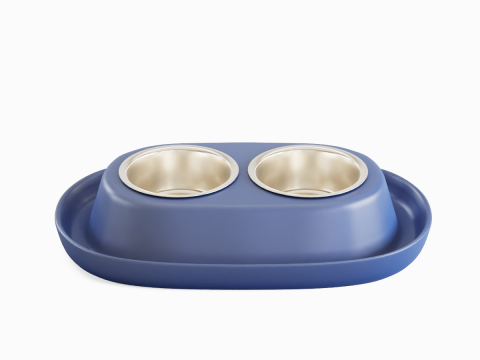 Plastic Pet Bowl 01 3D Модель