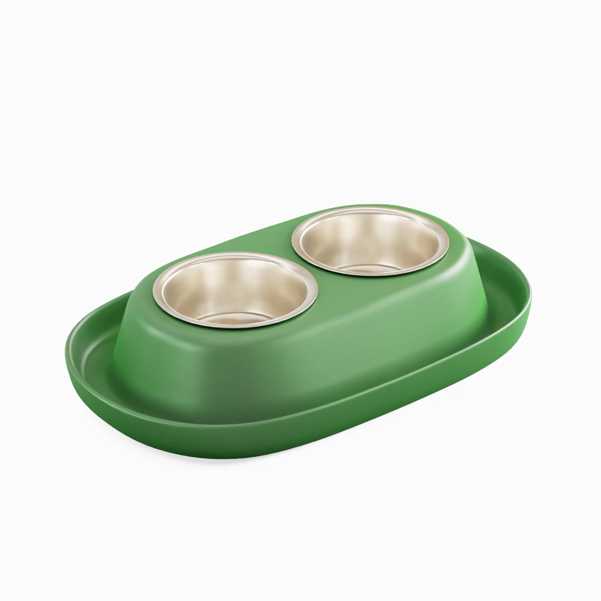 Plastic Pet Bowl 02 3D Model .c4d .max .obj .3ds .fbx .stl .blend