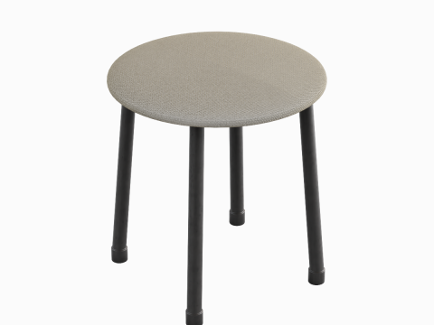 Steel Stool C 01 3D Model