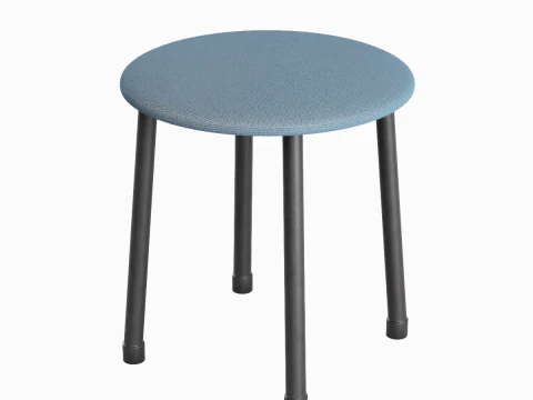 Steel Stool C 02 3D Model