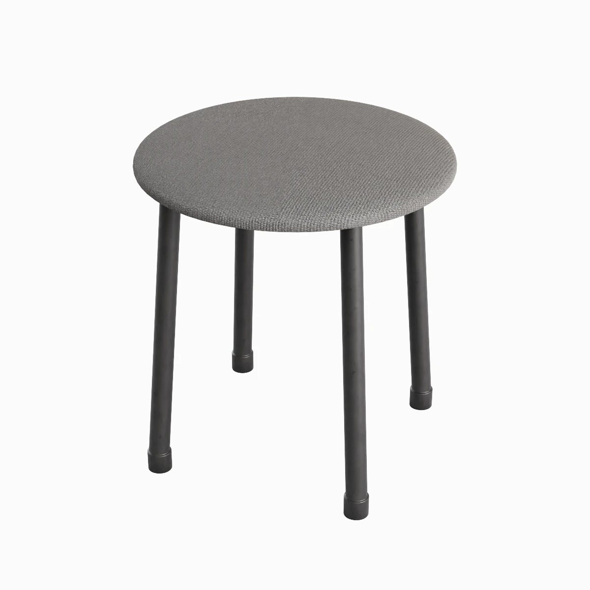 Steel Stool C 03 3D Model .c4d .max .obj .3ds .fbx .stl .blend