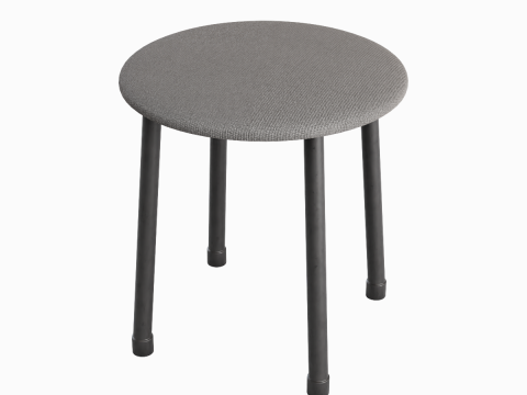 Steel Stool C 03 Modello 3D