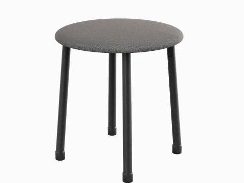 Steel Stool C 03 3D Model