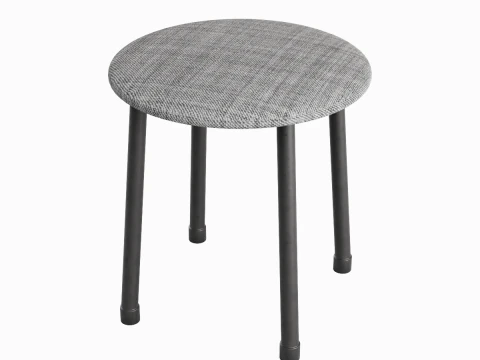 Steel Stool C 04 3D Model
